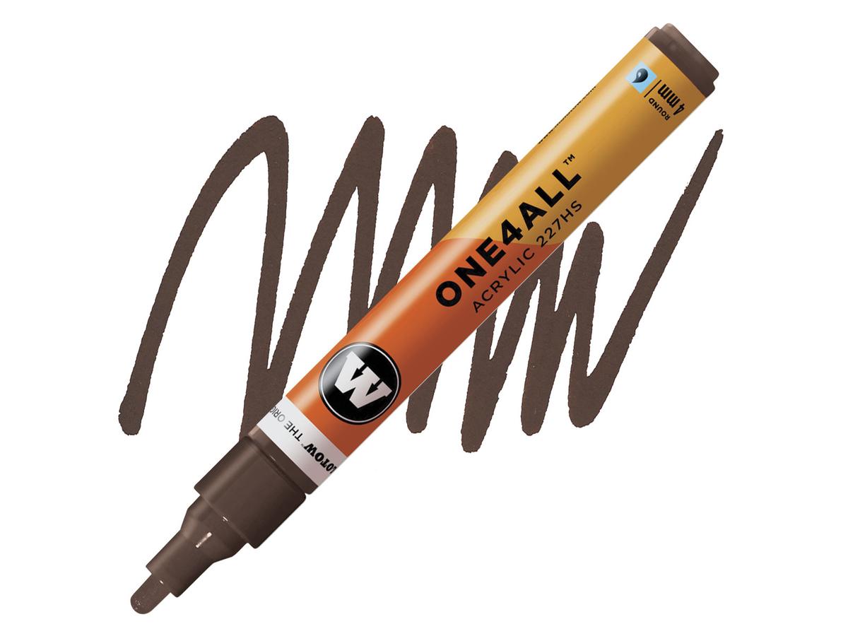 MOLOTOW ONE4ALL MARKER 227HS 092 4MM HAZELNUT BROWN 1