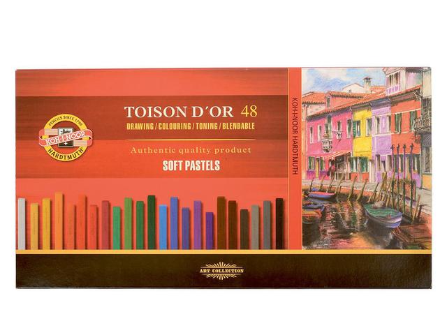 KOH-I-NOOR TOISON D'OR CARRÉ PASTELLE 48X 1