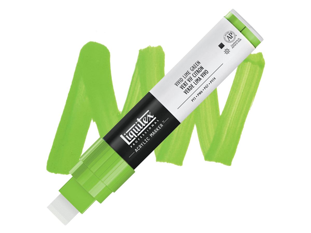 LIQUITEX ACRYL MARKER 0740 15MM VIVID LIME GREEN 1