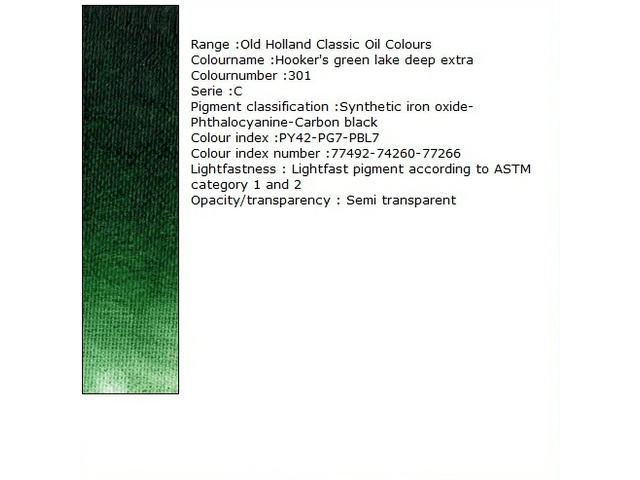 OLD HOLLAND ÖLFARBE C301 40ML HOOKERSGREEN LAKE DEEP 1