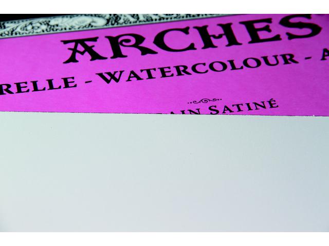 ARCHES AQUARELLPAPIER SATINÉ 56X76CM 300GRAMM 1 BLATT 1