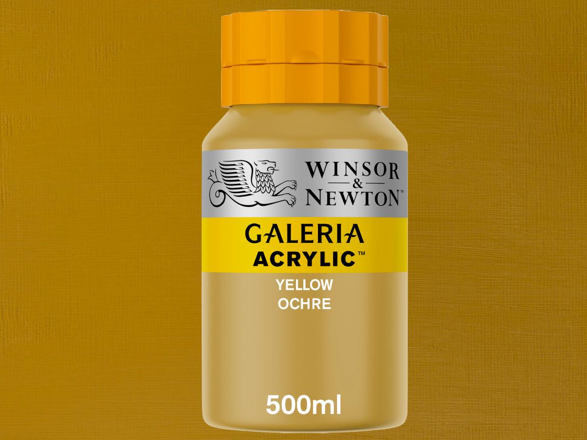 WINSOR & NEWTON GALERIA 500ML 744 GELBER OCKER 1