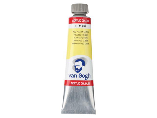 VAN GOGH ACRYL 40ML 267 AZOGELB ZITRONE 1