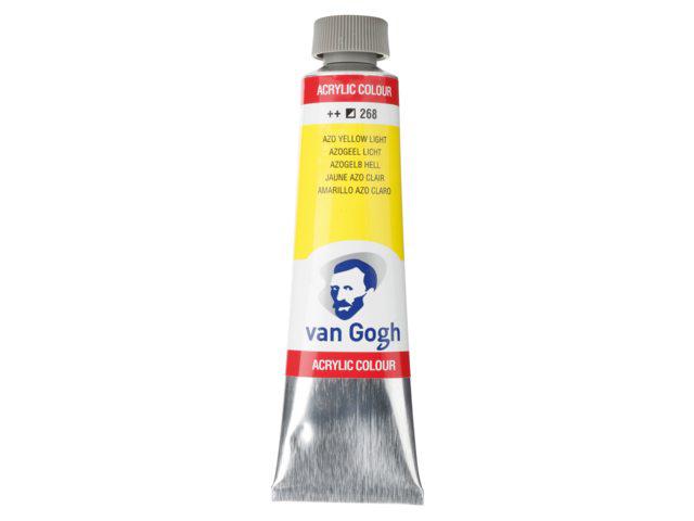 VAN GOGH ACRYL 40ML 268 AZOGELB HELL 1
