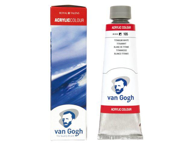 VAN GOGH ACRYL TUBE 150ML 105 TITANWEISS 1