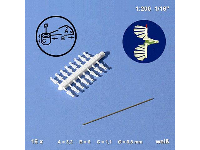 1:200 SPINDELSTUFEN (16 STÜCK) 1