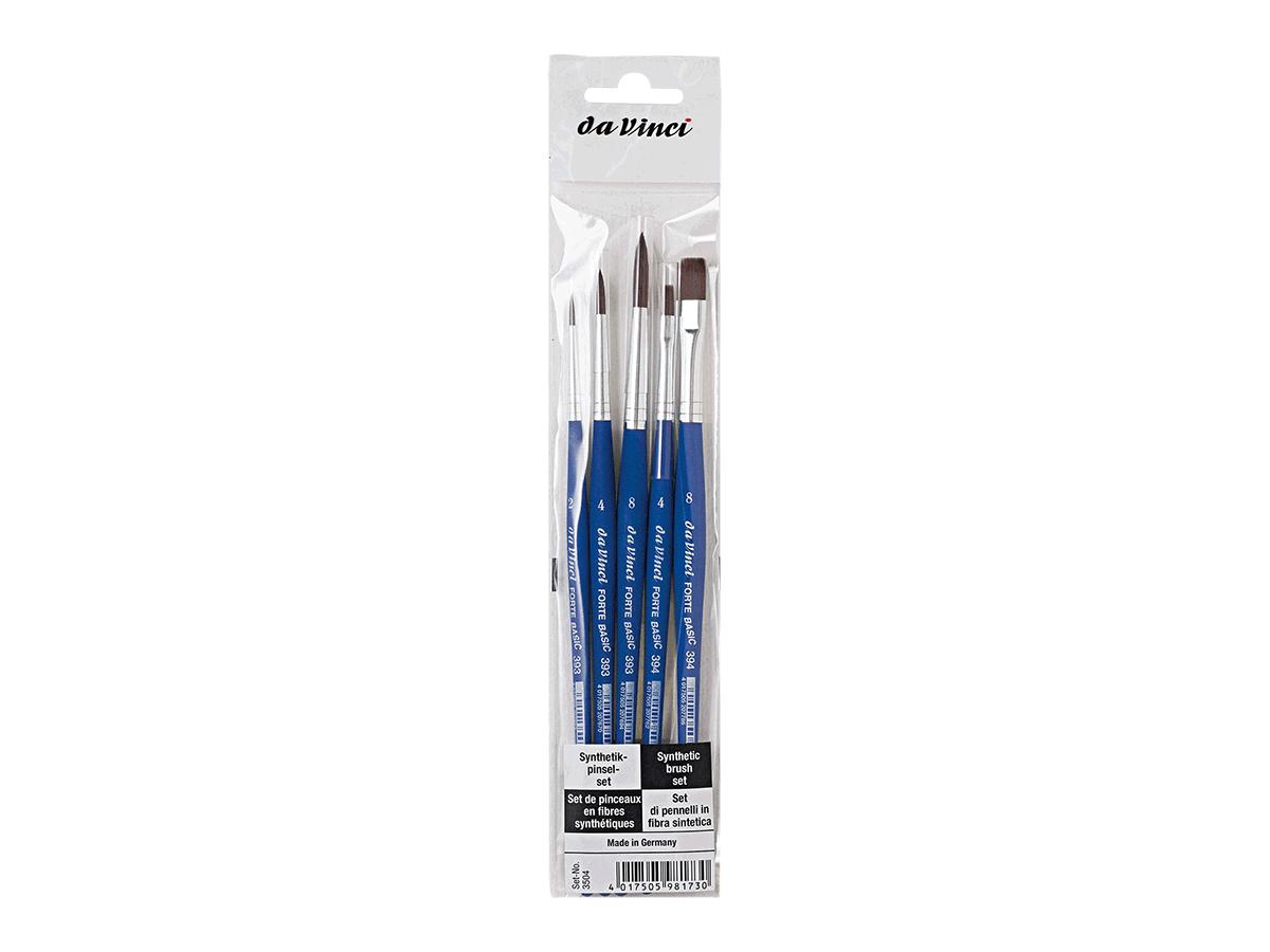 DA VINCI FORTE BASIC 3504 PINSEL SET 5 TEILIG 1