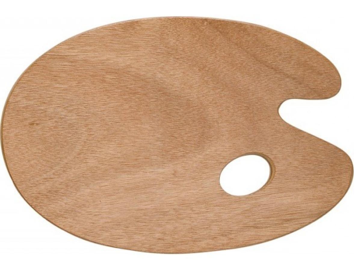 HOLZ PALETTE OVAL 27X41CM 1