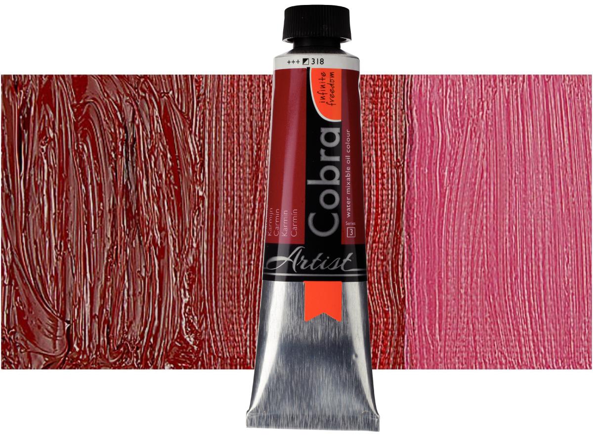 COBRA ARTIST WASSERVERMALBARE ÖLFARBE 40ML 318 KARMIN 1