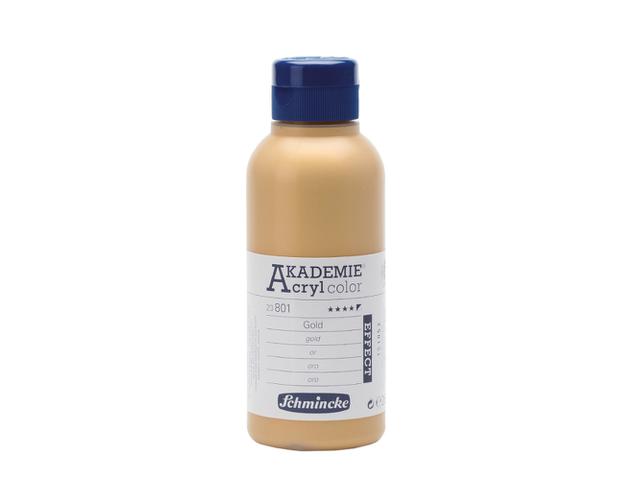 SCHMINCKE AKADEMIE ACRYL COLOR 250ML S2 801 GOLD 1