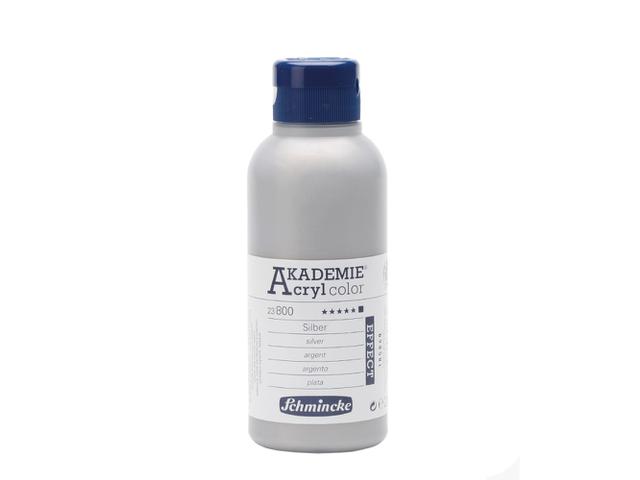 SCHMINCKE AKADEMIE ACRYL COLOR 250ML S2 800 SILBER 1