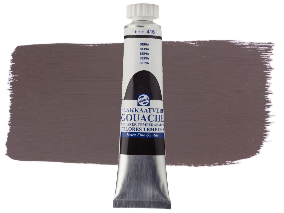 TALENS GOUACHE EXTRA FINE 20ML SEPIA 416 1