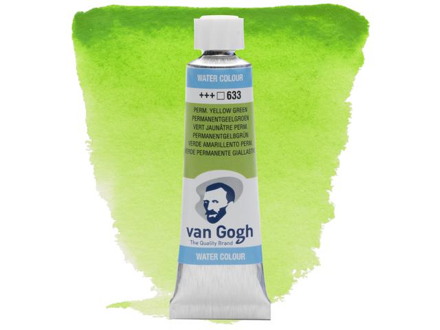 VAN GOGH 10ML AQUARELLFARBE 633 PERM.GELBGRÜN 1