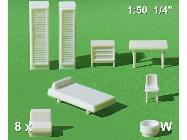 1:50 KINDERZIMMER WEISS 10-TEILIG 55.40031.1 1