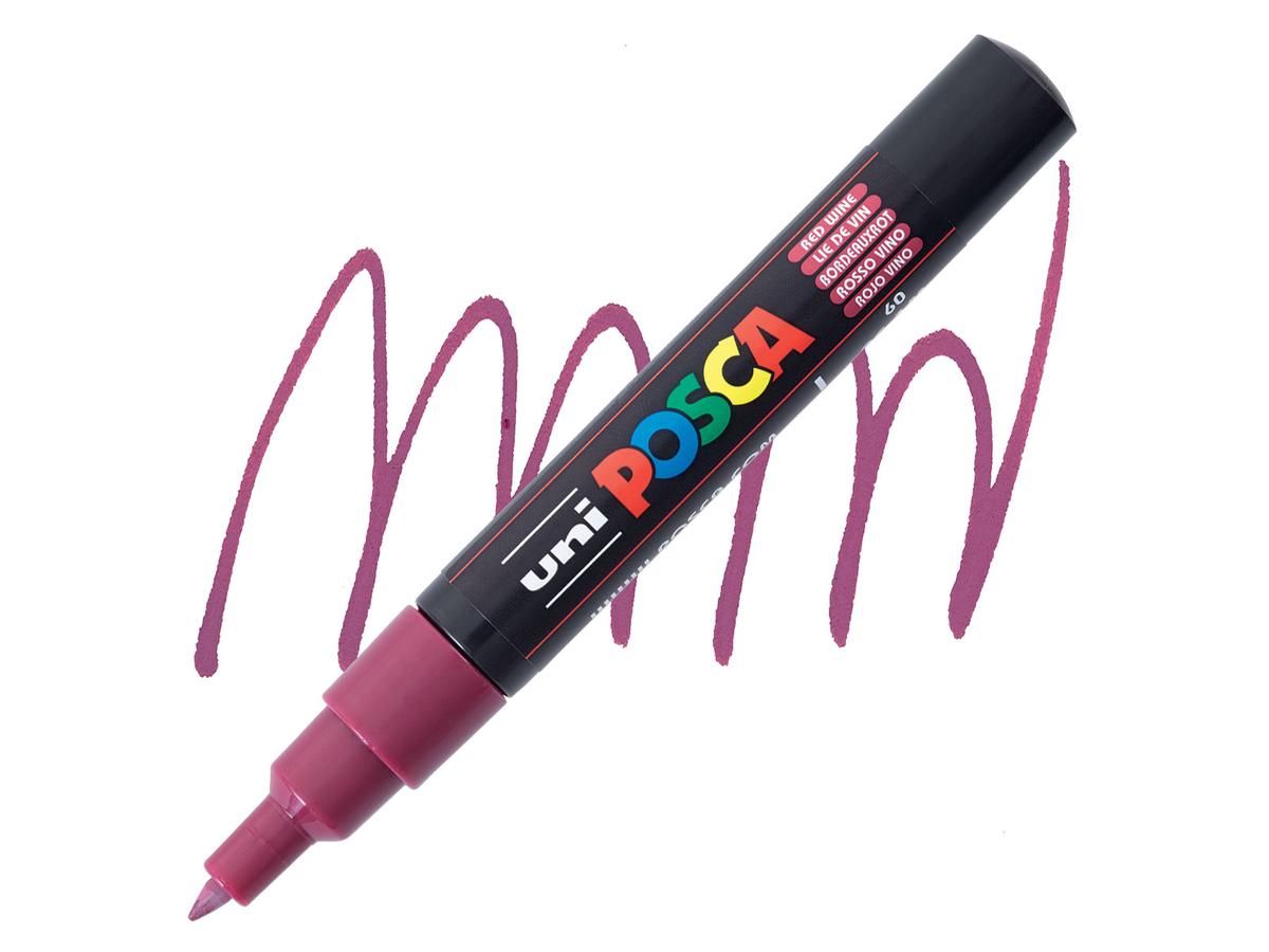 UNI POSCA PC1MCLV BORDEAUXROT EXTRA FEIN 1