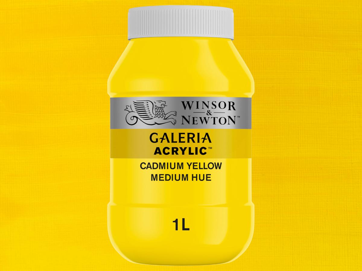 WINSOR & NEWTON GALERIA  1L  120  KADMIUMGELB MITTEL FARBTON 1