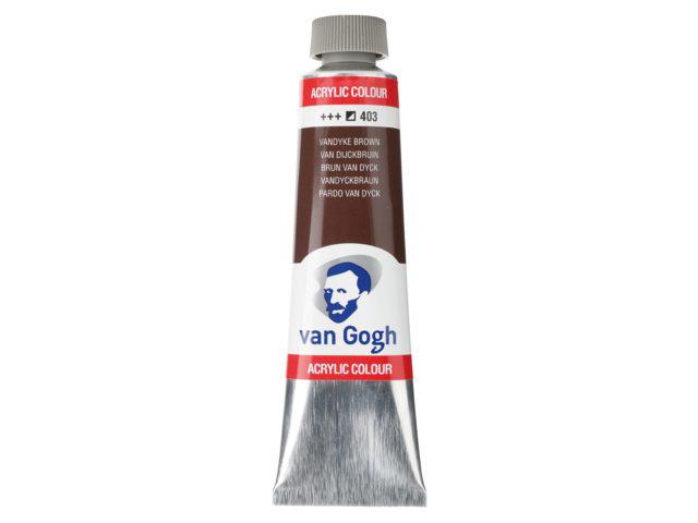 VAN GOGH ACRYL 40ML 403 VAN DYKE BRAUN 1
