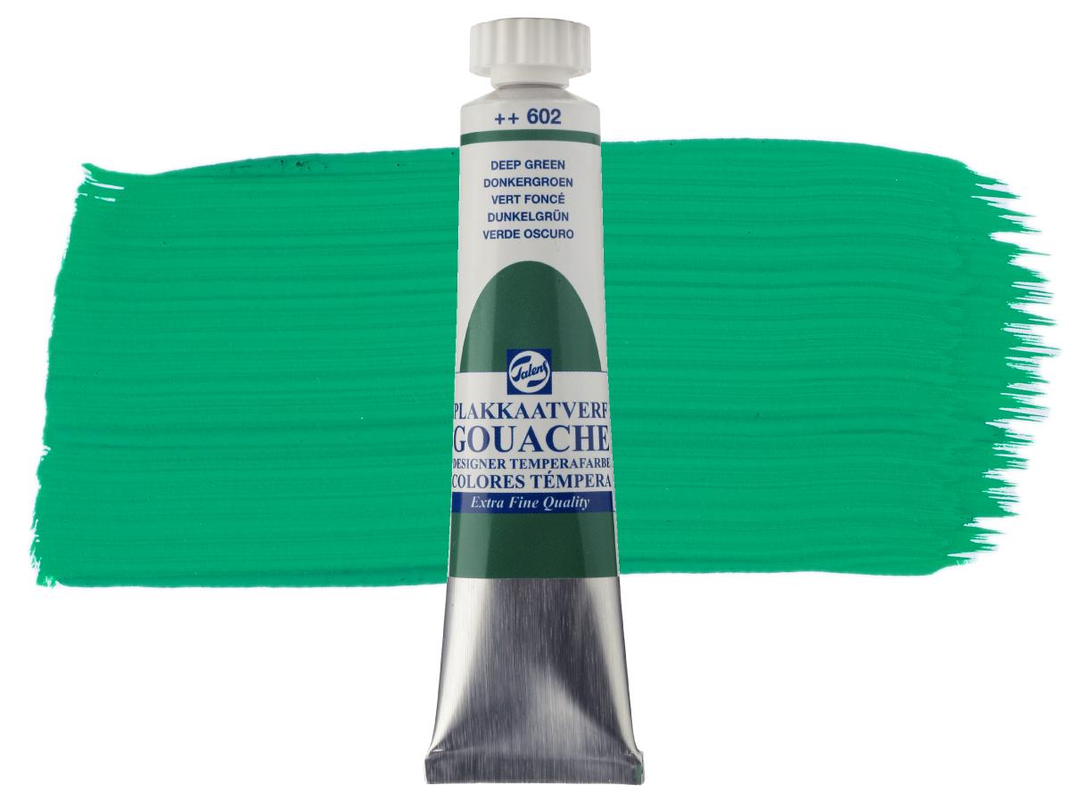 TALENS GOUACHE EXTRA FINE 20ML DUNKELGRÜN 602 1