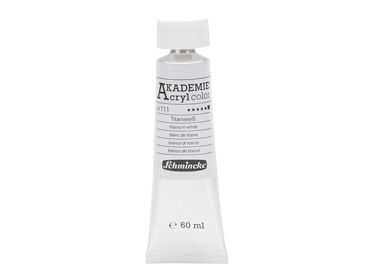 SCHMINCKE AKADEMIE ACRYL COLOR 60ML S1 111 TITANWEIß 1