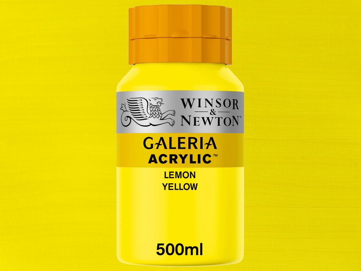 WINSOR & NEWTON GALERIA 500ML 346 ZITRONENGELB 1