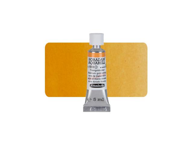 SCHMINCKE HORADAM AQUARELL TUBE 5ML S2 659 TITANGOLDOCKER 1