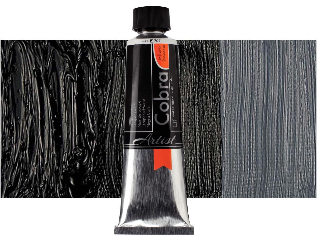 COBRA ARTIST WASSERVERMALBARE ÖLFARBE 150ML 702 LAMPENSCHWARZ 1