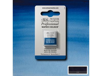 WINSOR & NEWTON AQUARELLFARBE 1/2 NÄPF S1 538 PREUSSISCHBLAU 1