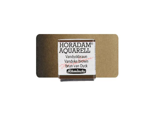 SCHMINCKE HORADAM AQUARELL 1/2 NAPF S1 669 VANDYCKBRAUN 1