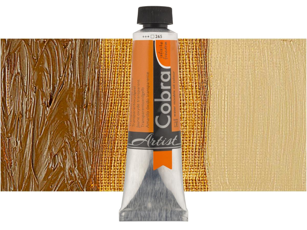 COBRA ARTIST WASSERVERMALBARE ÖLFARBE 40ML 265 TRANSPARENTOXIDGELB 1