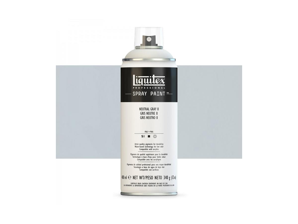 LIQUITEX SPRAY PAINT 400ML NEUTRAL GREY 8 1