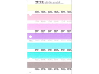 PANTONE PMS SOLID CHIPS ERSATZSEITE 1.4U 1