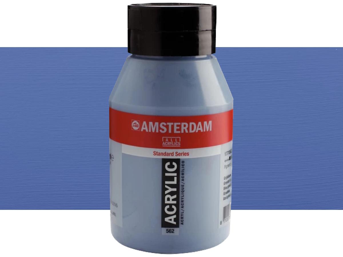 TALENS AMSTERDAM STANDARD ACRYL 1LTR 562 GRAUBLAU 1