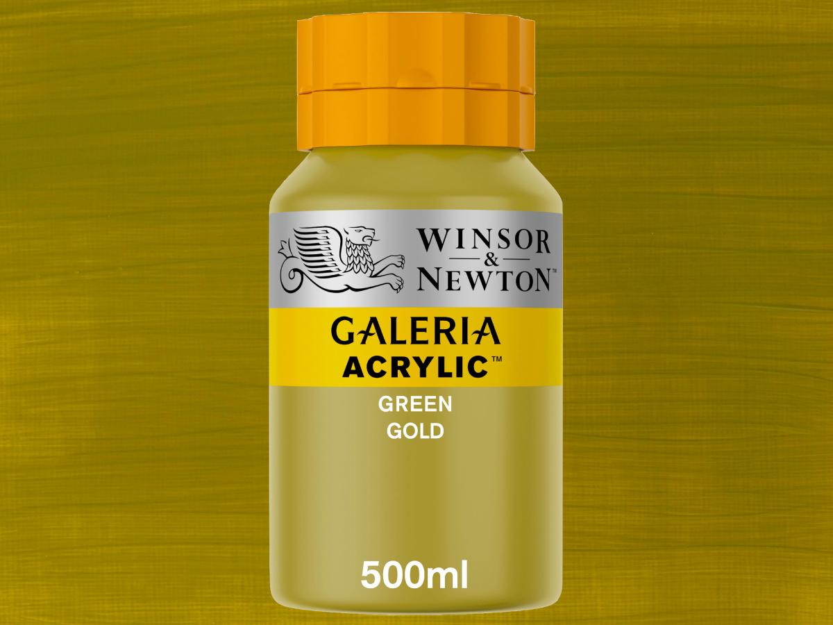 WINSOR & NEWTON GALERIA 500ML 294 GRÜNGOLD 1