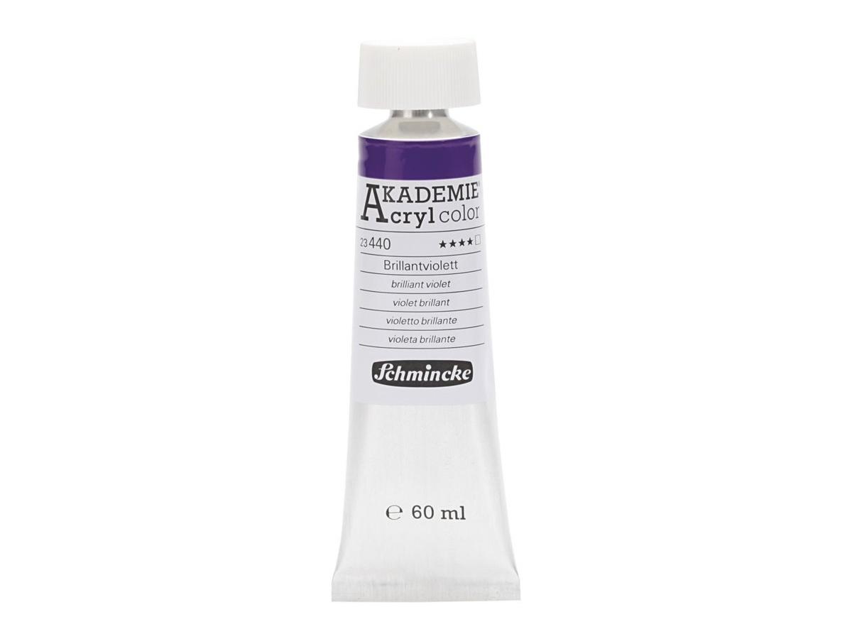 SCHMINCKE AKADEMIE ACRYL COLOR 60ML S1 440 BRILLANTVIOLETT 1