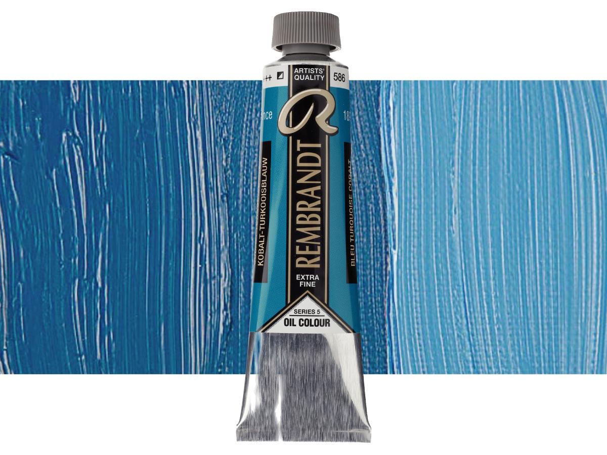 TALENS REMBRANDT ÖLFARBE 40ML KOBALTTÜRKISBLAU 586 1