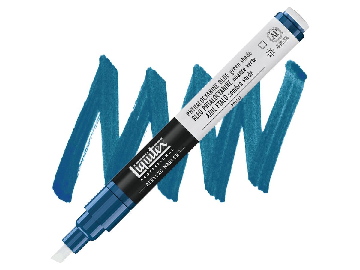 LIQUITEX ACRYL MARKER 0316 2MM PHTHALOCYANINE BLUE 1