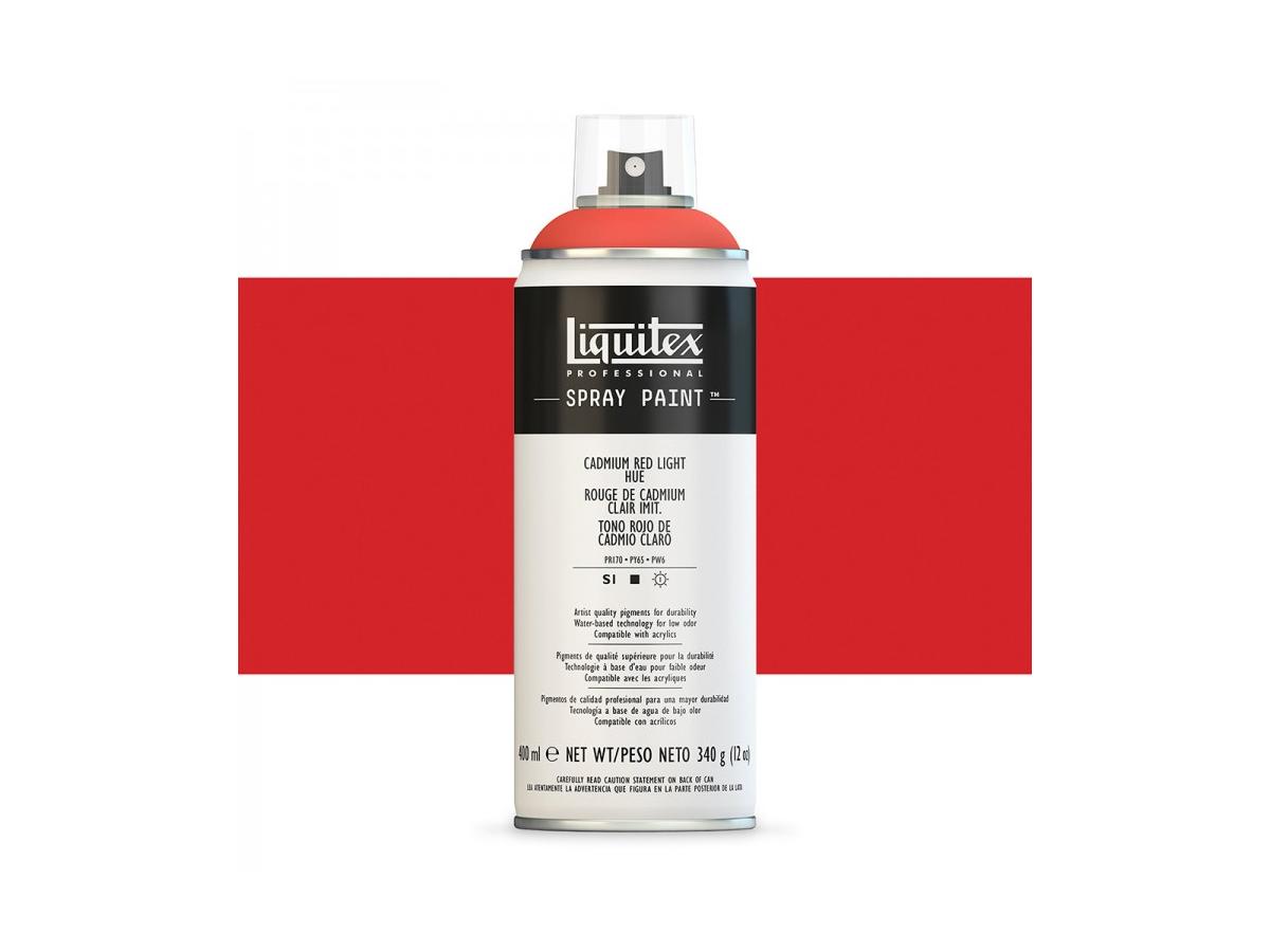 LIQUITEX SPRAY PAINT 400ML CADMIUM RED LIGHT HUE 1