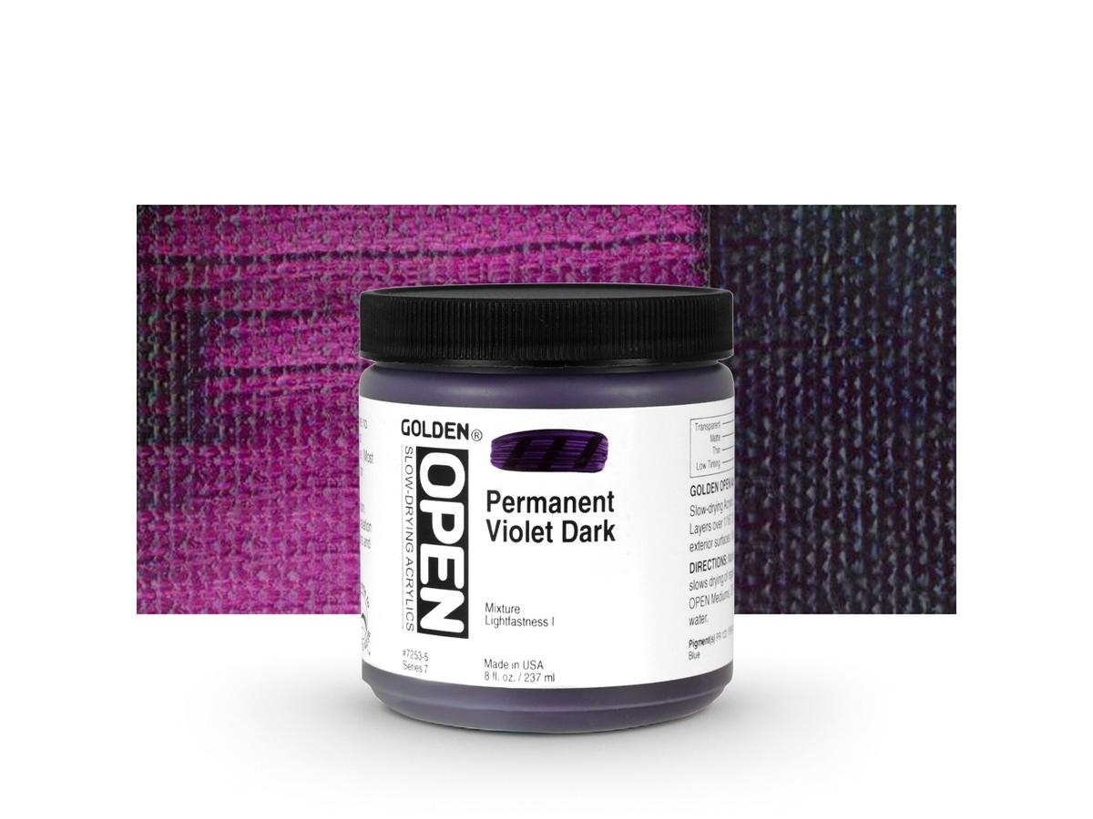 GOLDEN OPEN ACRYLIC 237ML 7253 S7 OPEN PERMANENT VIOLET DARK 1