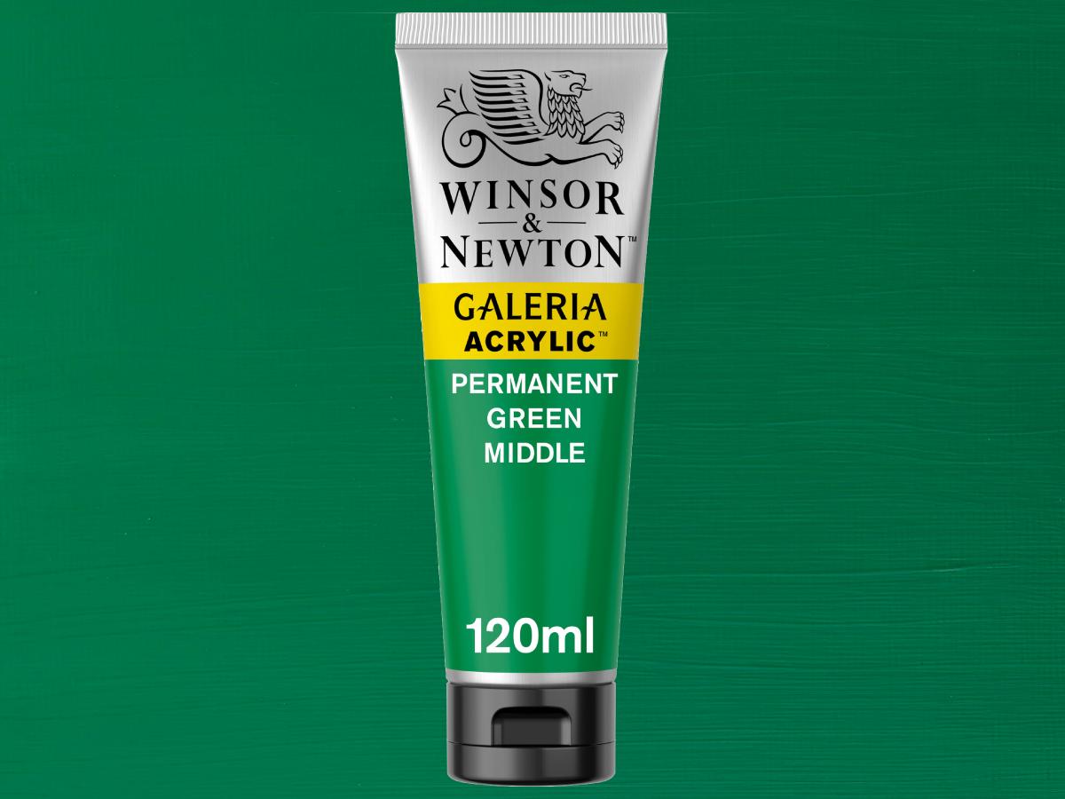 GALERIA 120ML 484  PERMANENTGRÜN MITTEL 1