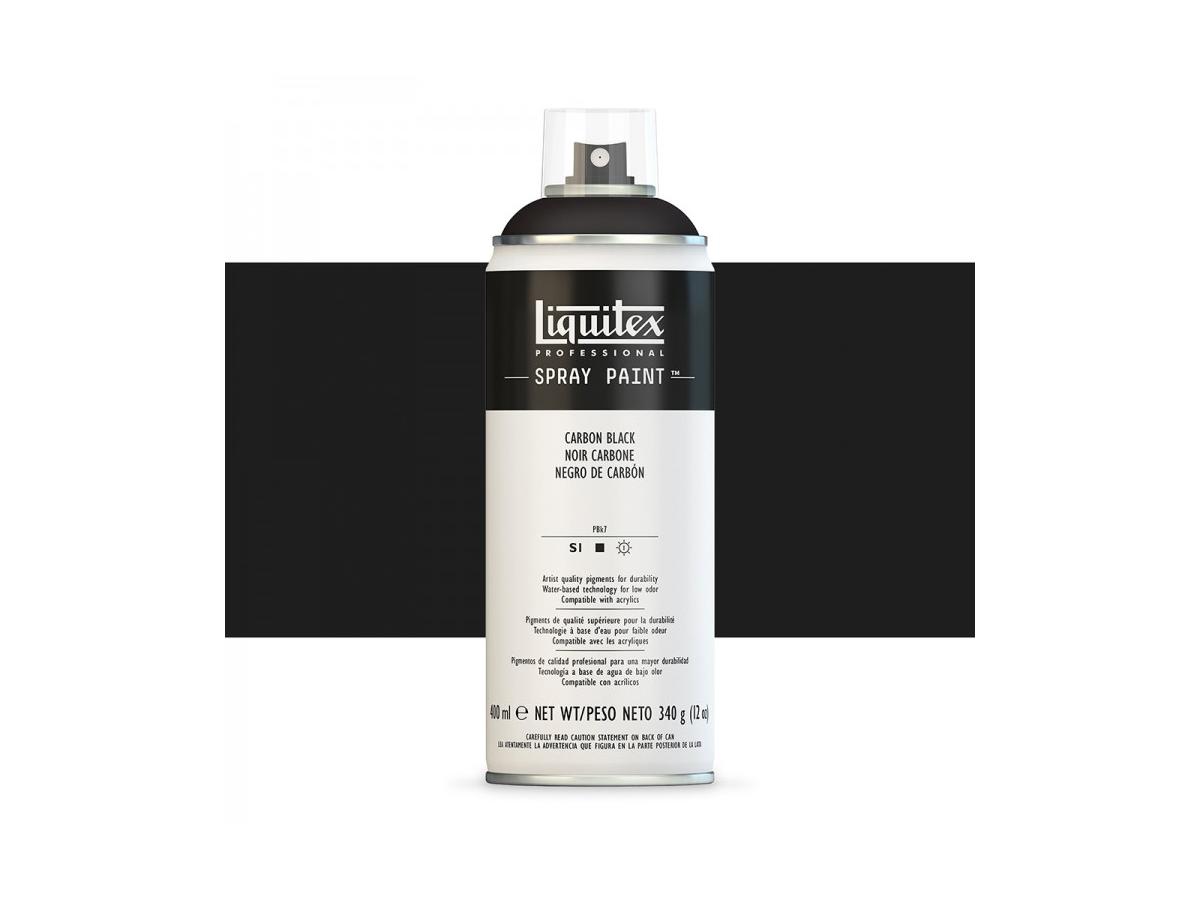 LIQUITEX SPRAY PAINT 400ML CARBON BLACK 1