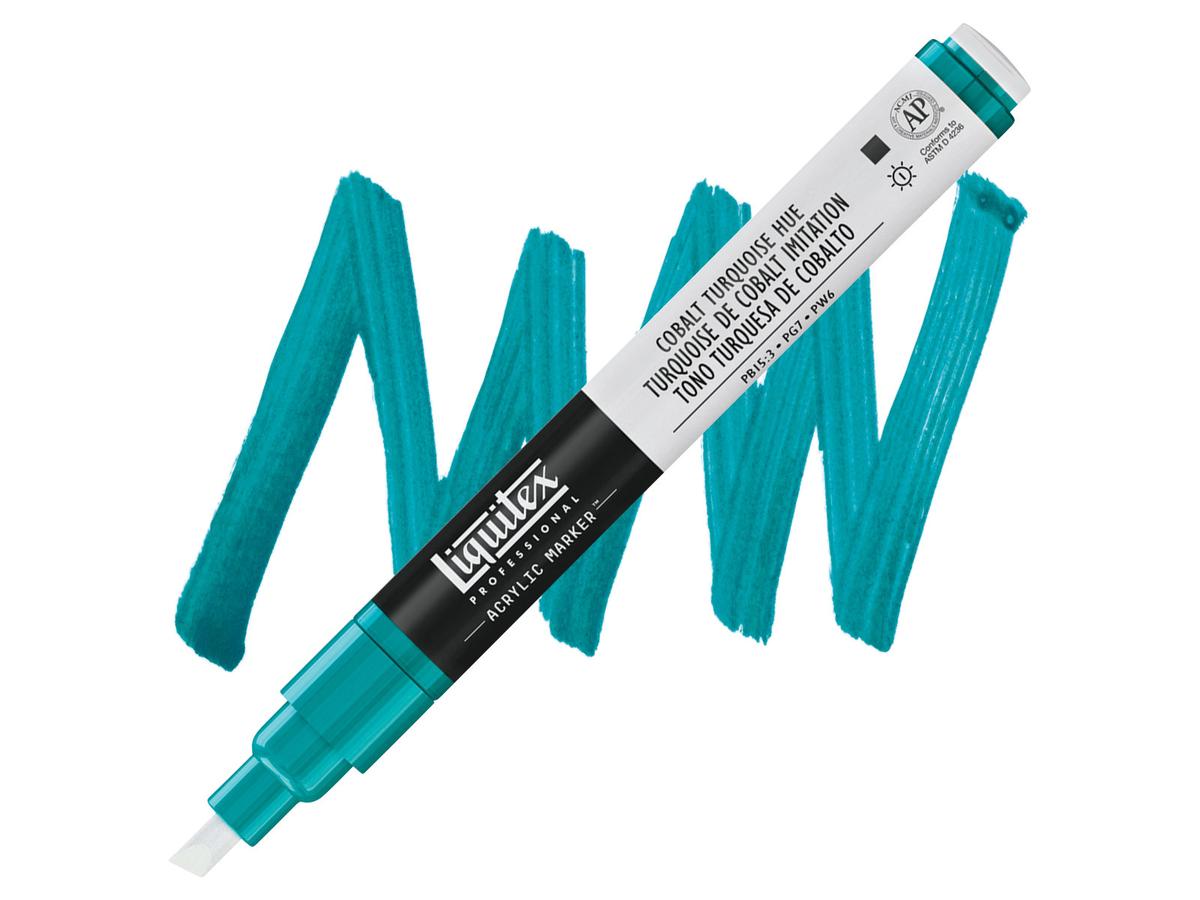 LIQUITEX ACRYL MARKER 0169 2MM COBALT TURQUOISE HUE 1