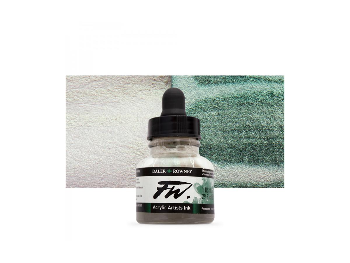 FW ACRYLTUSCHE SCHIMMER GRÜN 714 1