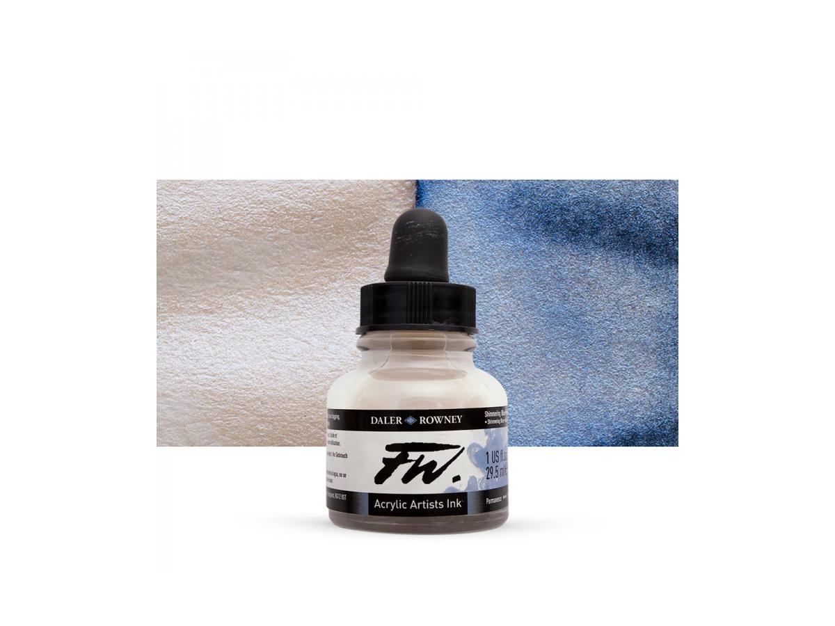 FW ACRYLTUSCHE SCHIMMER BLAU 711 1