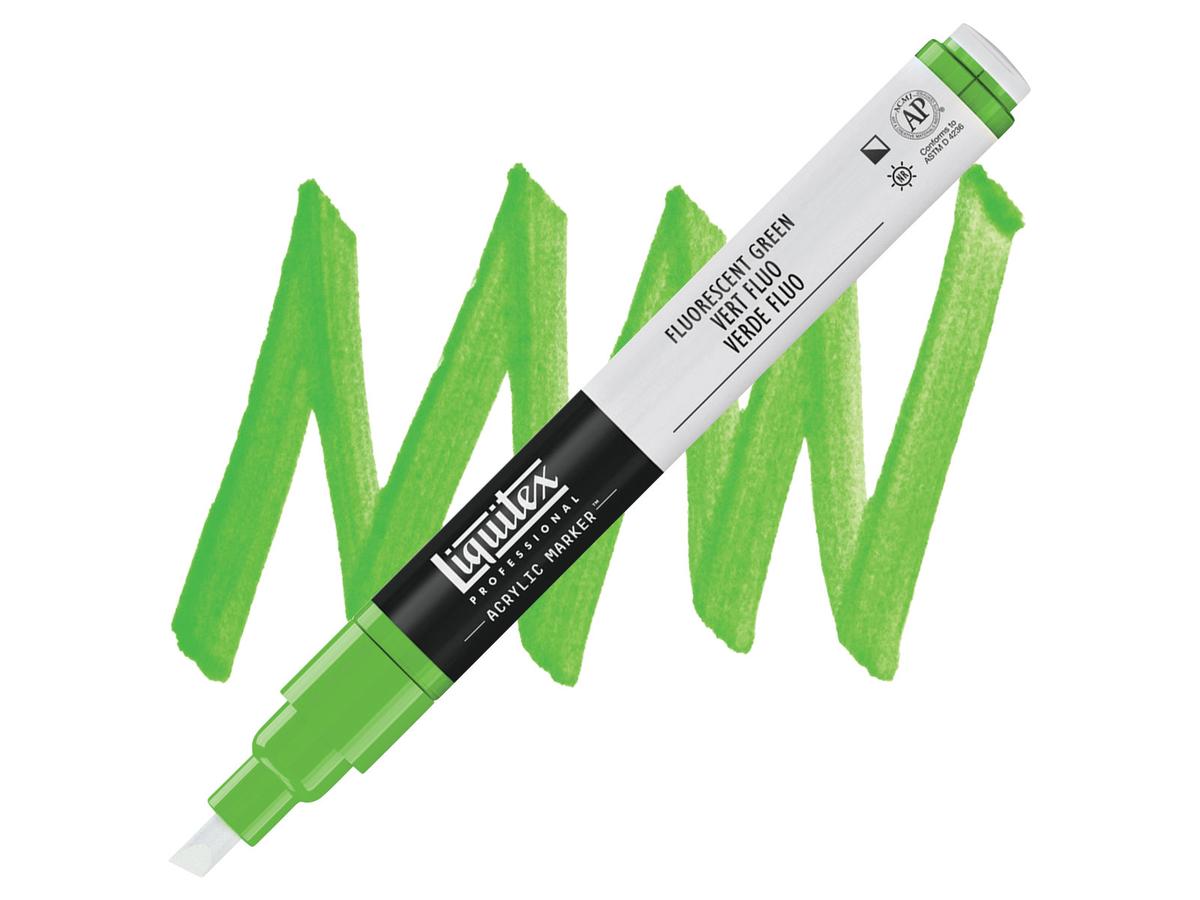 LIQUITEX ACRYL MARKER 0985 2MM FLUORESCENT GREEN 1