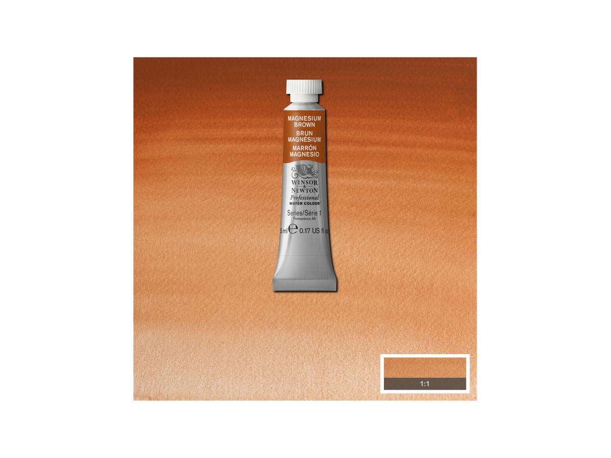 WINSOR & NEWTON AQUARELLFARBE 5ML 381 MAGNESIUMBRAUN 1