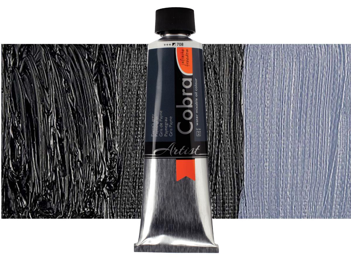 COBRA ARTIST WASSERVERMALBARE ÖLFARBE 150ML 708 PAYNESGRAU 1