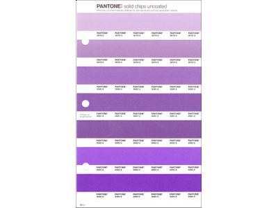 PANTONE PMS SOLID CHIPS ERSATZSEITE 90U 1