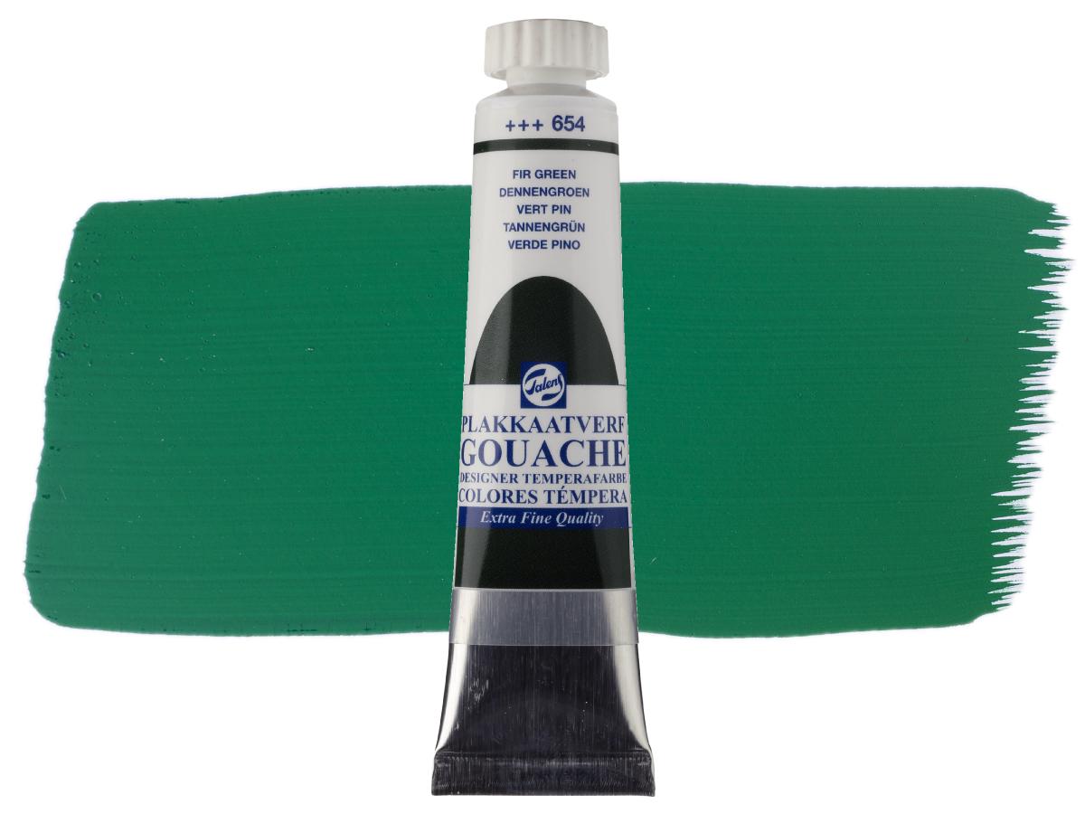 TALENS GOUACHE EXTRA FINE 20ML TANNENGRÜN 654 1