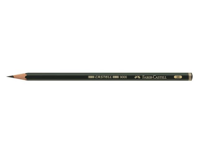 FABER-CASTELL 9000 BLEISTIFT - ZEICHENSTIFT 3B 1
