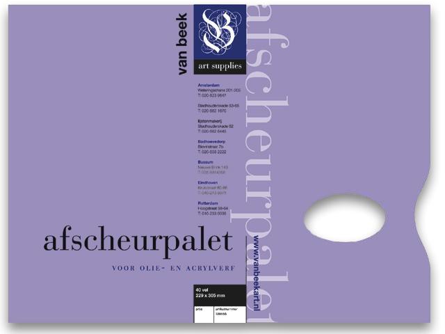 VAN BEEK ABREISSPALETTE 23X30CM 40BLATT 1